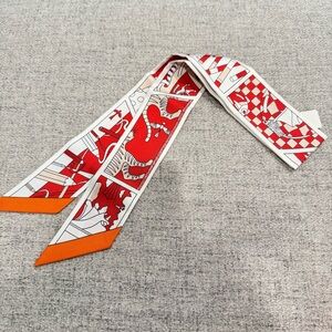 1* Hermes Twilly Scarf NWT Authentic Factory Suite